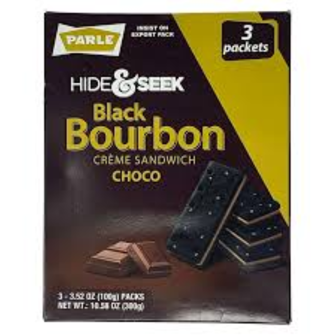 PARLE HIDE N SEEK BLACK BOURBON CHOCOLATE 300G